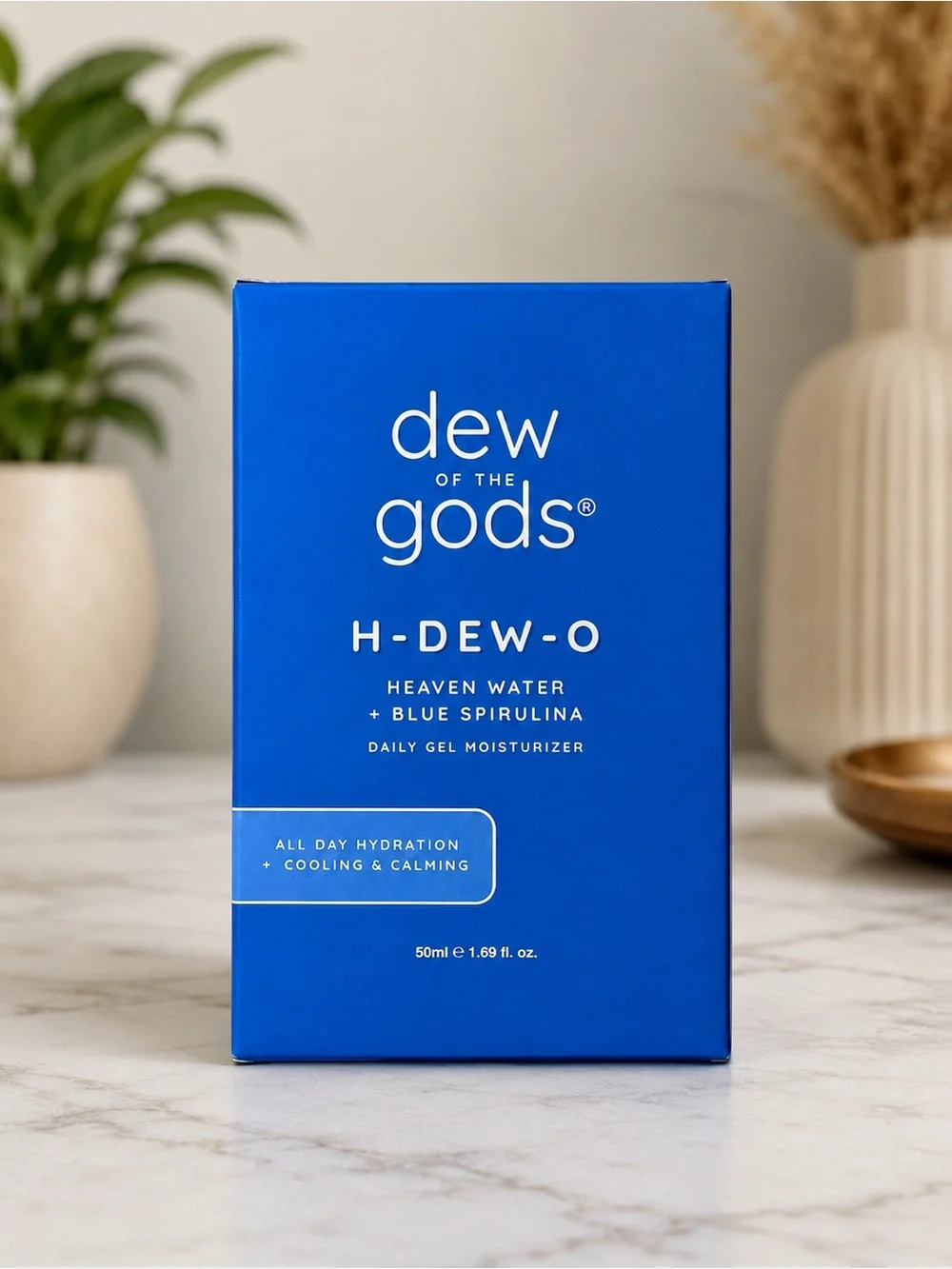 dew of the gods H-DEW-O Daily Gel Moisturizer – Blue